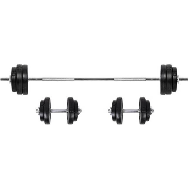 Skivstång och hantelset 3-50 kg
