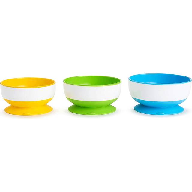 Munchkin 3 Stay Put Suction Bowls