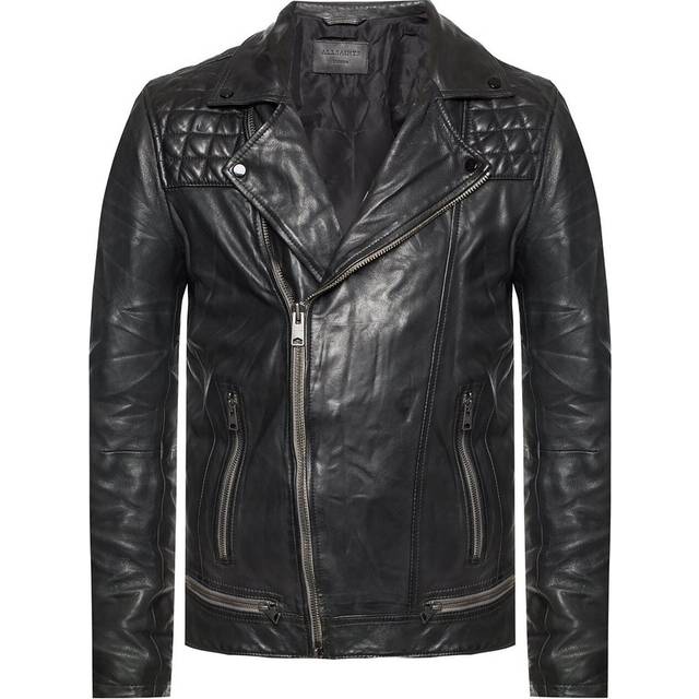 AllSaints Conroy Biker Jacket - Navy, Ink Navy, Size Xs, Men - XS