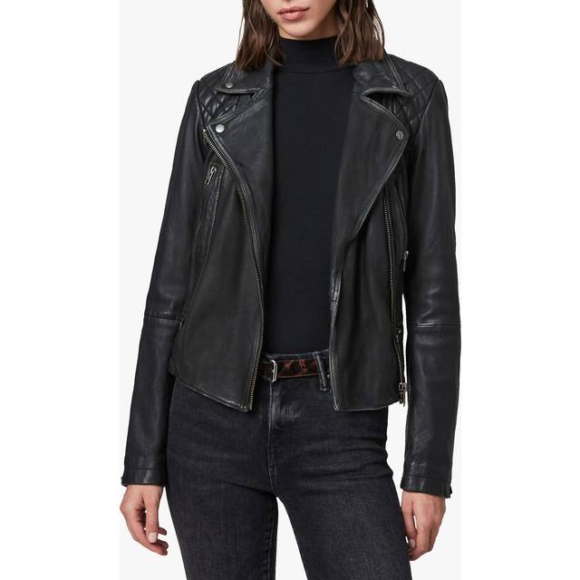AllSaints, Jacka, Dam, S, Läder, Lastskinnjacka - black (S)