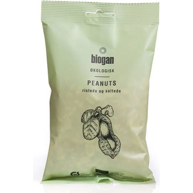 Biogan Rostade Peanuts, eko - 175 g