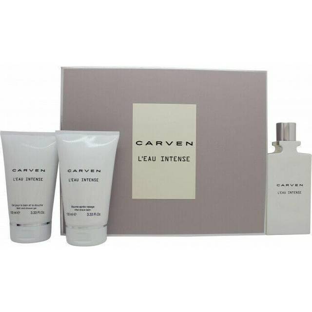 Carven L'Eau Intense Gift Set 100ml EDT + 100ml Aftershave Balm + 100ml Shower Gel