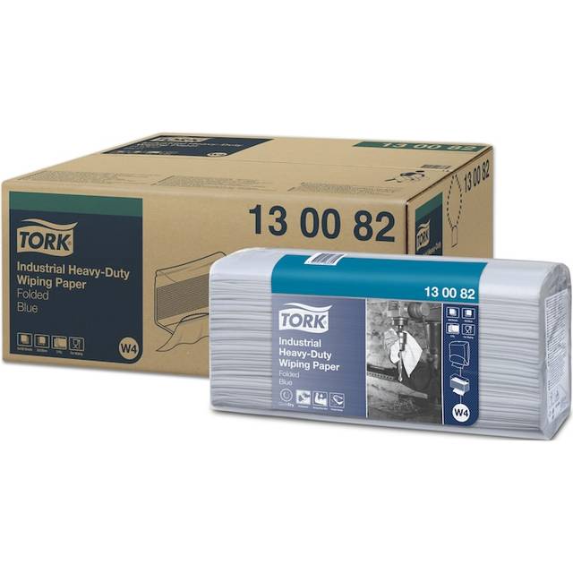 Tork Heavy Duty Paper 440 Top Pak 3 Ply Blue, Pack of 5 130082 Ind