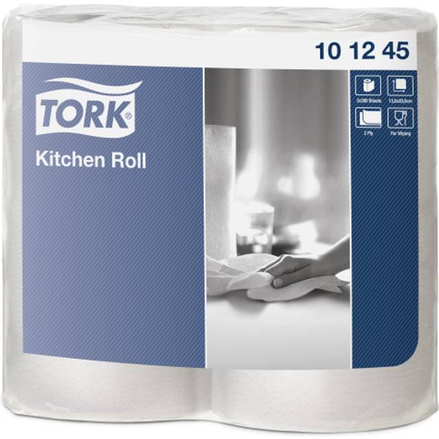 Tork Hushållspapper Plus 2-lagers, 280ark, 39,2 m, vit 14/fp