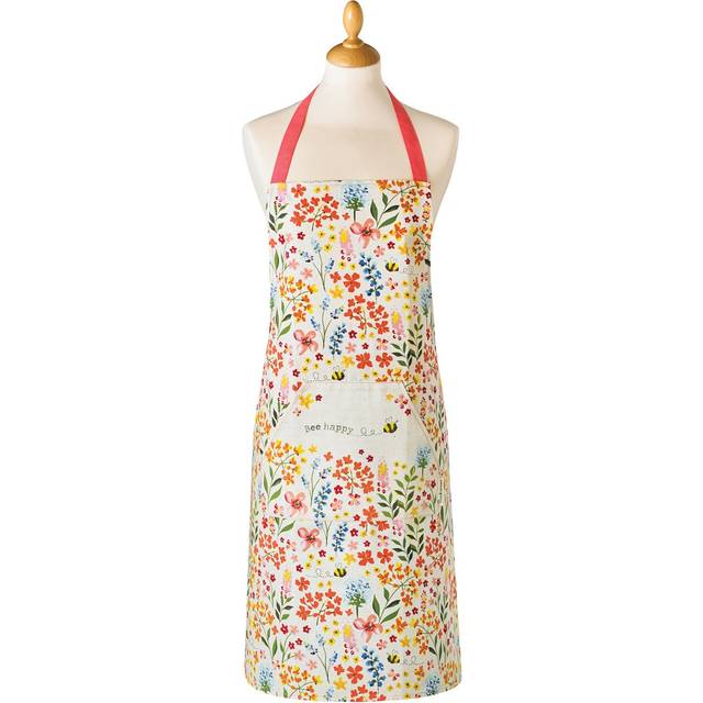 (Bee Happy) Cooksmart 100% Cotton Apron