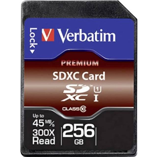 Verbatim Premium 256 GB SDXC UHS-I Class 10
