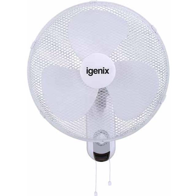 IGENIX DF1656 Wall Fan - White, White