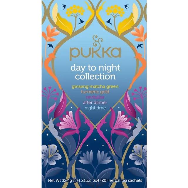Pukka Day To Night Collection 20 tepåsar