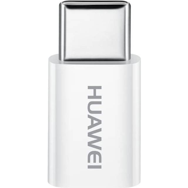 Huawei USB Adapter Micro-USB Till Typ-C AP52 - Vit