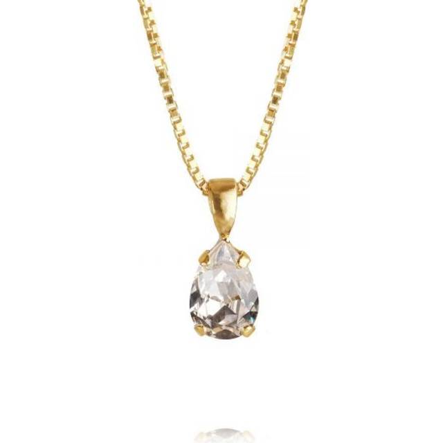 Halsband petite drop necklace crystal