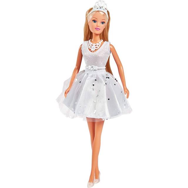 Simba 105733465 Steffi Love Doll in Glitter Dress / Decorated with Swarovski Crystals Multi-Coloured