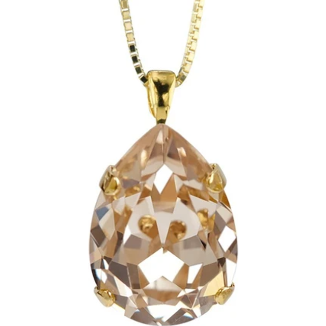 Caroline Svedbom - Halsband Classic Drop Necklace Gold - Guld