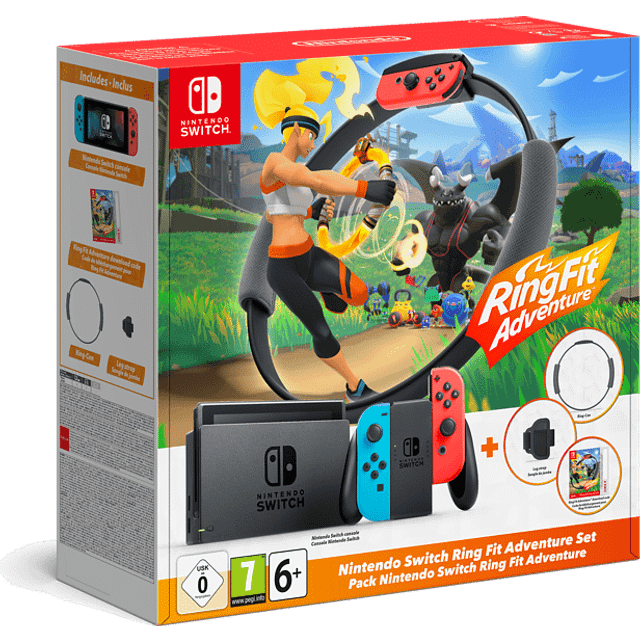 Nintendo Switch™ Konsol: Ring Fit Adventure - Limited Edition Bundle