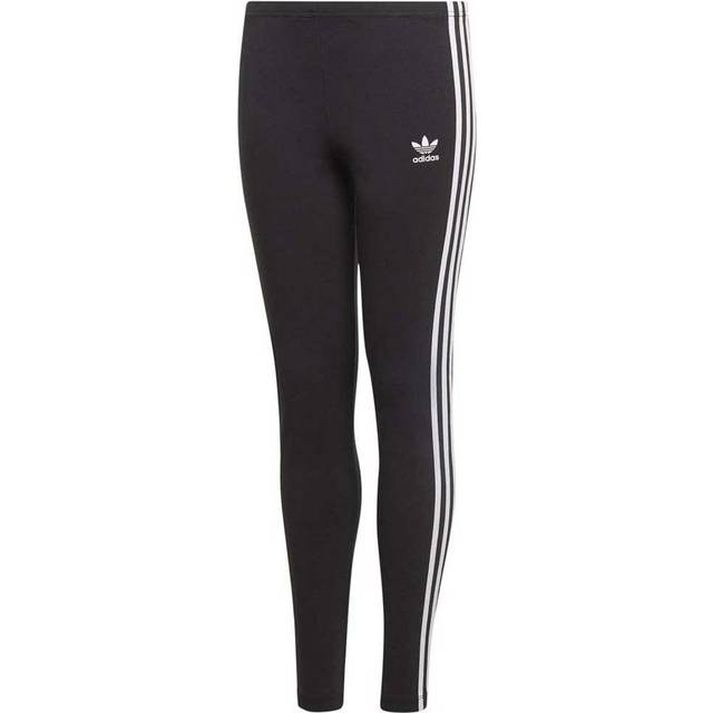 3-Stripes Leggings - Black / White - 12-13Y