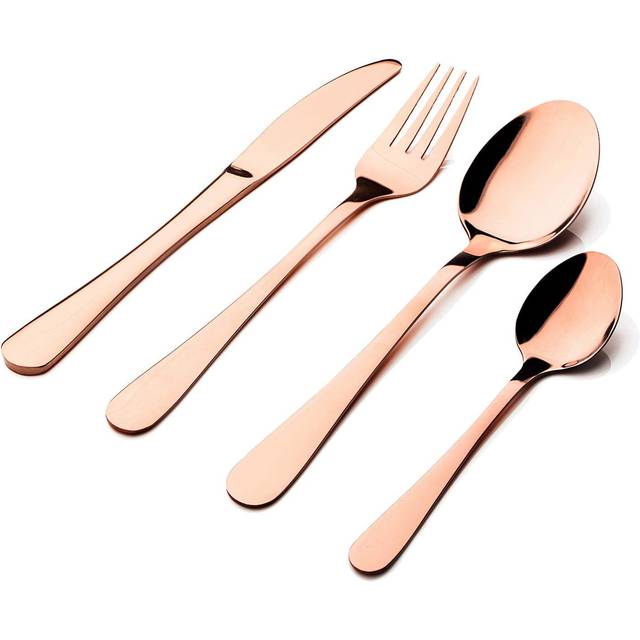 Sabichi Glamour Copper 16pc Cutlery Set