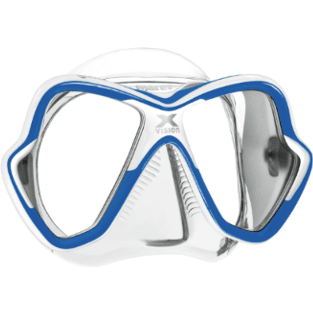 Mares Cyklop X-vision Snorkelset Blue/White - One Size