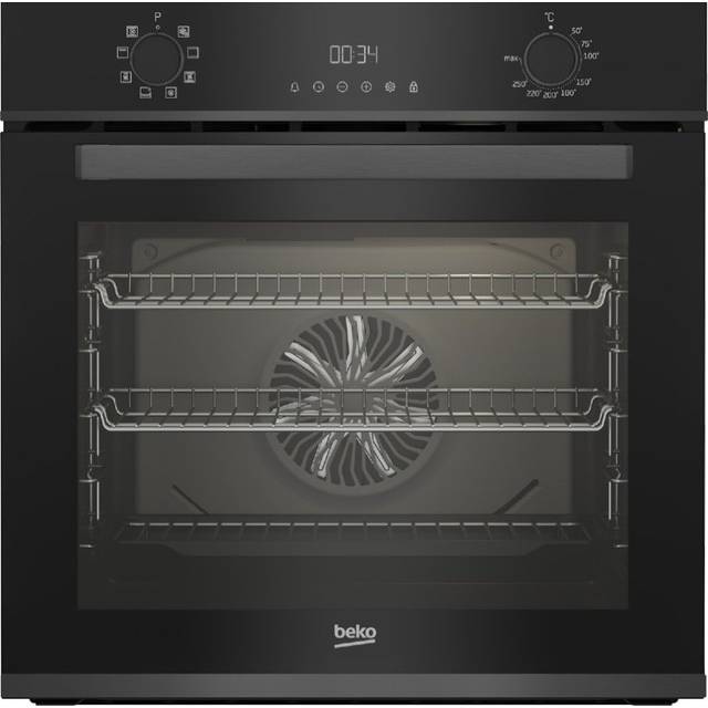 Beko AeroPerfect™ RecycledNet® BBXIM17300DX Built In Electric Single Oven - Dark Steel - A Rated