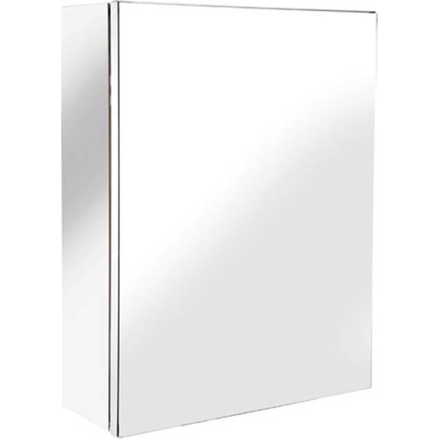 Croydex - Lockable Medicine Cabinet Stainless Steel, 40 x 25cm - Trent
