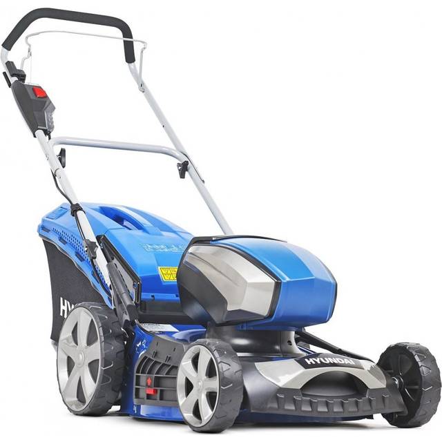Hyundai HYM80LI460SP 80v Rechargeable Lawn Mower, Blue