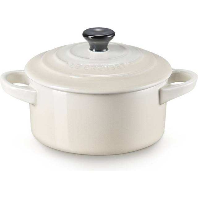 Le Creuset Le Creuset minigryta 10 cm Meringue - Beige