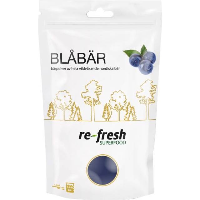 Re-fresh Blåbärspulver 125 g