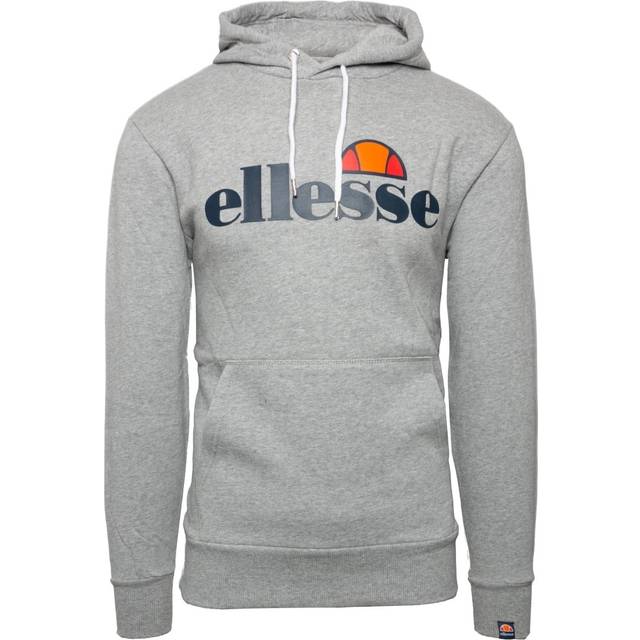 Ellesse Gottero Large Logo Pullover Hoodie Grey