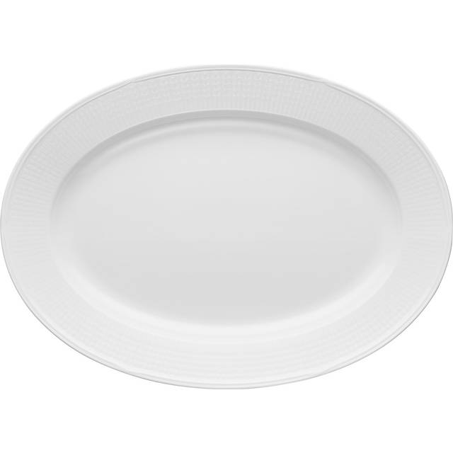 Rörstrand Swedish Grace fat oval 29x40 cm Snö (vit)