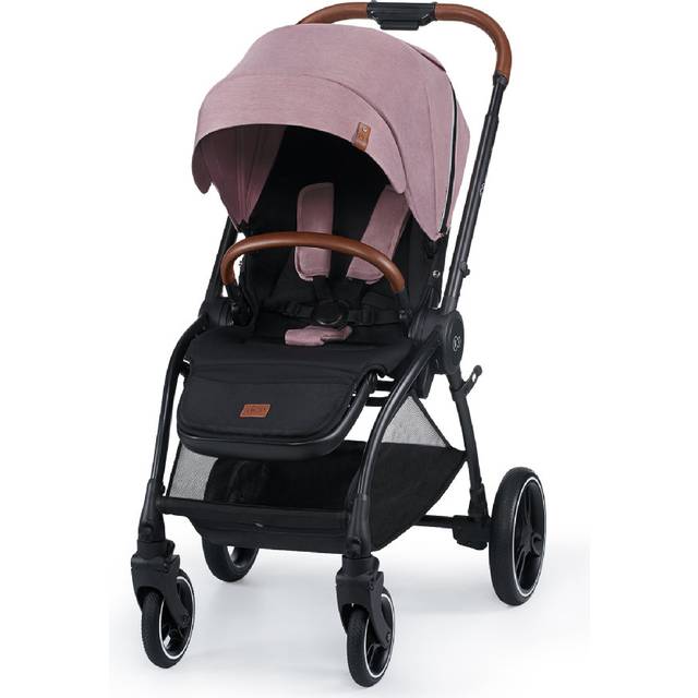 Kinderkraft Kombikinitagn 2-i-1 EVOLUTION COCOON, Resesystem, Barnvagn, Sittvagn, Hopfällbar, Liggläge, Fjädring på alla hjul, Med tillbehör, Stor sufflett med UV-filter 50+, Grå