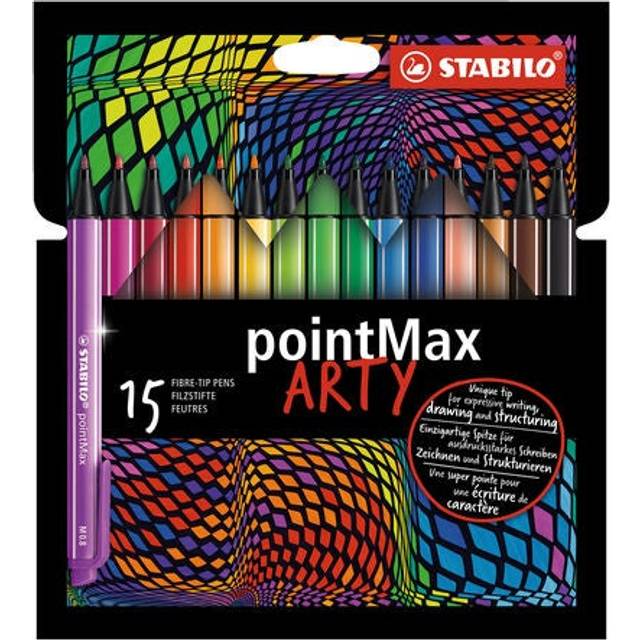 Stabilo Arty PointMax Colouring Pen Assorted Wallet of 15