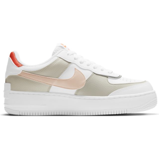 (WMNS) Nike Air Force 1 Low Shadow 'White Bright Mango' DH3896-100 - White/Pink