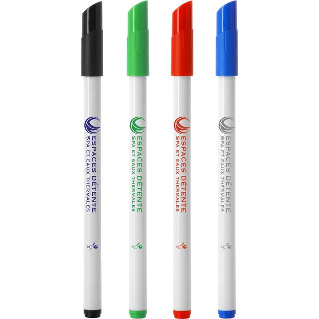BIC Velleda 1721 Whiteboard Markers - Assorted Colours, Pack of 4, Dry Erase Pens for School or Office
