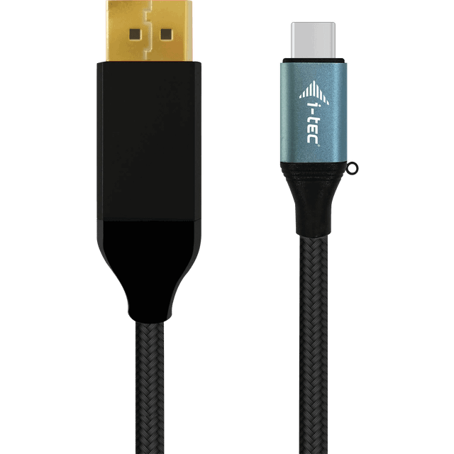 i-tec USB-C till DisplayPort-kabeladapter 1 x DisplayPort 4K 60 Hz för Windows Mac OS Thunderbolt 3 kompatibel