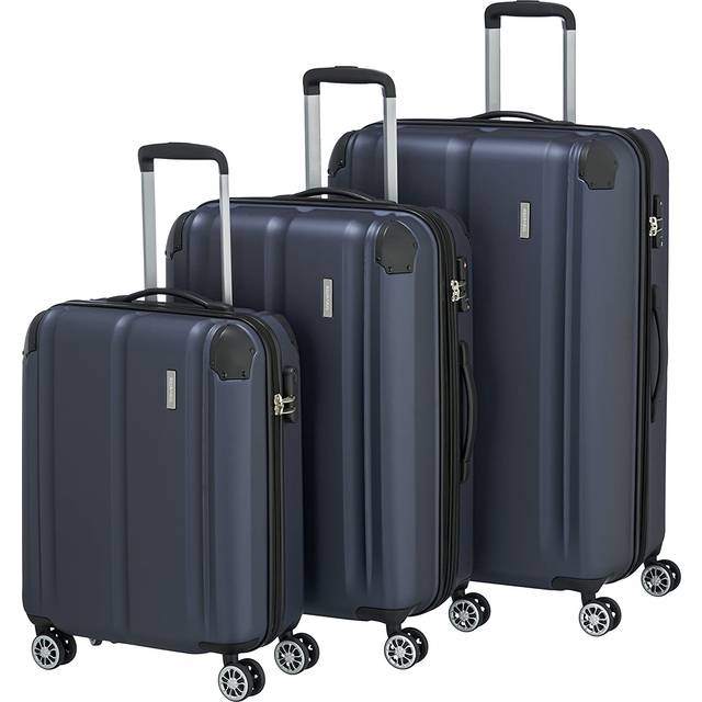 Travelite City Suitcase set (4 wheels) anthracite