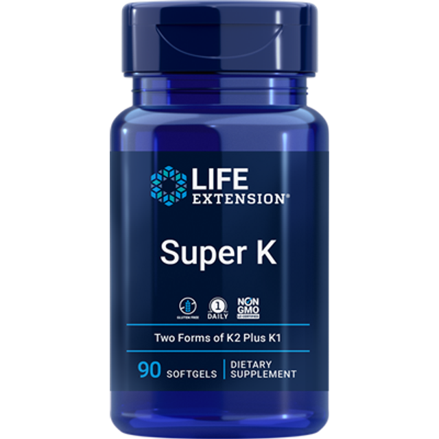 Life Extension  Super K  2 600 mcg  90 Softgels