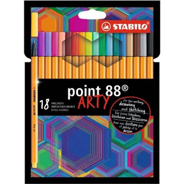 STABILO point 88 ARTY Wallet Assorted Colours Set of 18