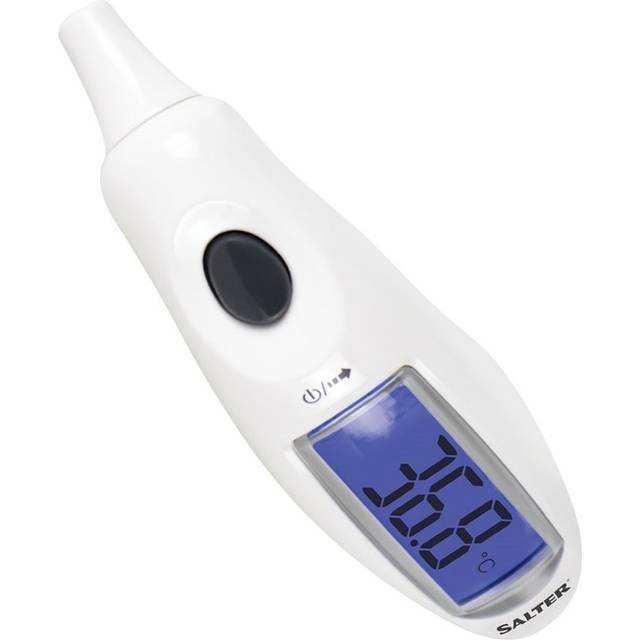 Salter TE-150-EU digital kropstermometer Kontakttemperatur Hvid Øre Knapper