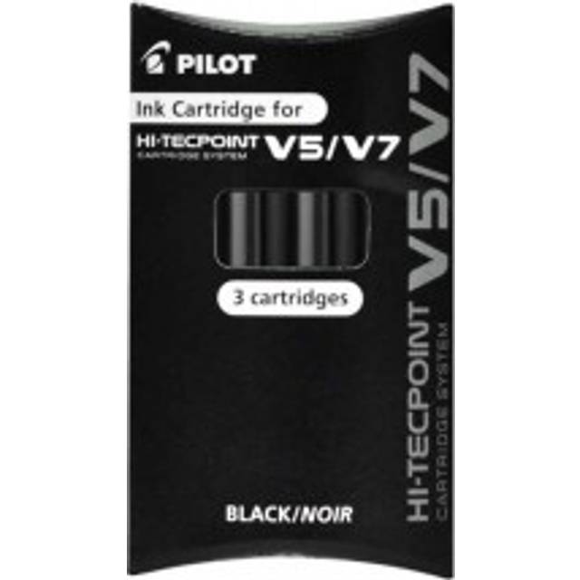 Refill Hi-Tecpoint V5/V7 3-pack Black