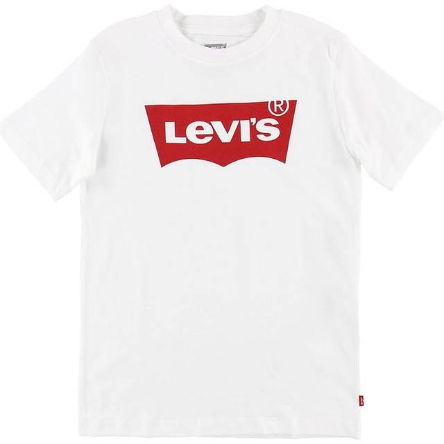 Levi's Boys Short Sleeve Batwing T-Shirt - White, White, Size 6 Years - 6 YEARS