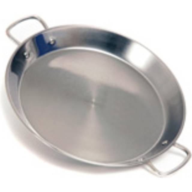 Matfer 36cm Stainless Steel Paella Dish, Black