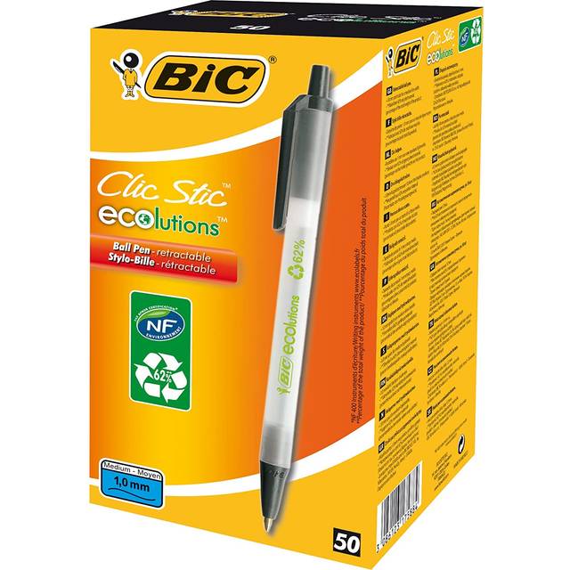 BIC Ecolutions Clic Stic (Recycled) Blue (Box 50)