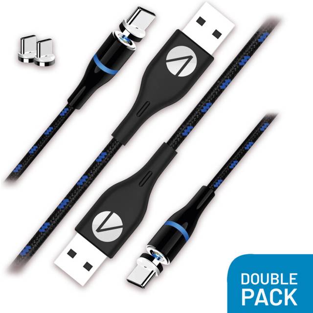 STEALTH SP-C20V Twin Magnetic Play & Charge Cables (2 x 3m)