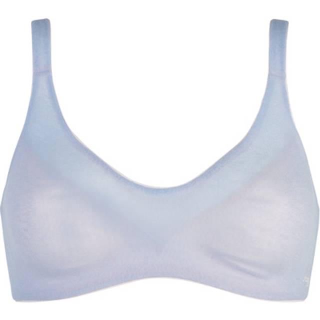 Sloggi Womens OXYGENE Soft Cup Bra - Grey Polyamide - Size Large