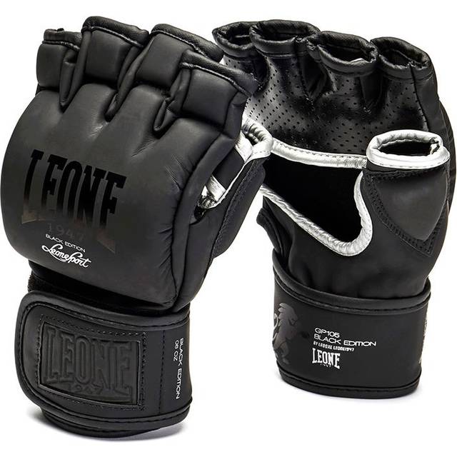 LEONE 1947, Black Edition Mma-handskar, Unisex vuxen, Svart, M, GP105