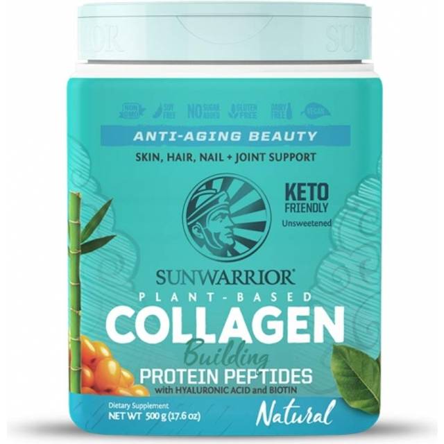 Sunwarrior Collagen Building Protein Peptides Natural 17.6 oz