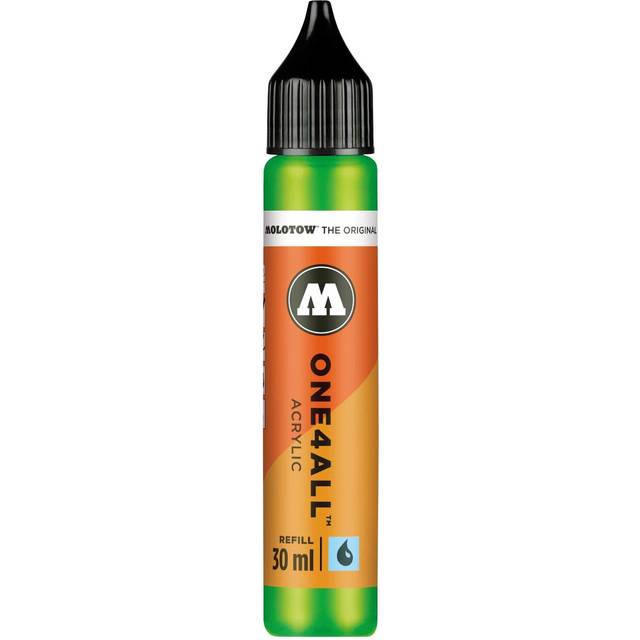 Molotow : One4All : Acrylic Paint Refill : 30ml : Neon Green Fluorescent 219