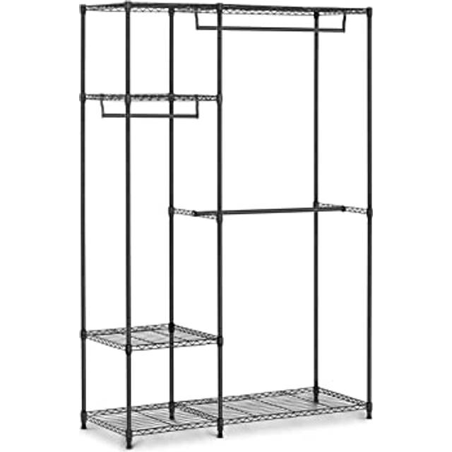 Royal Catering Metal Clothing Rack - 120 x 45 x 179.5 cm - 270 kg - black RCMR-1800P19H