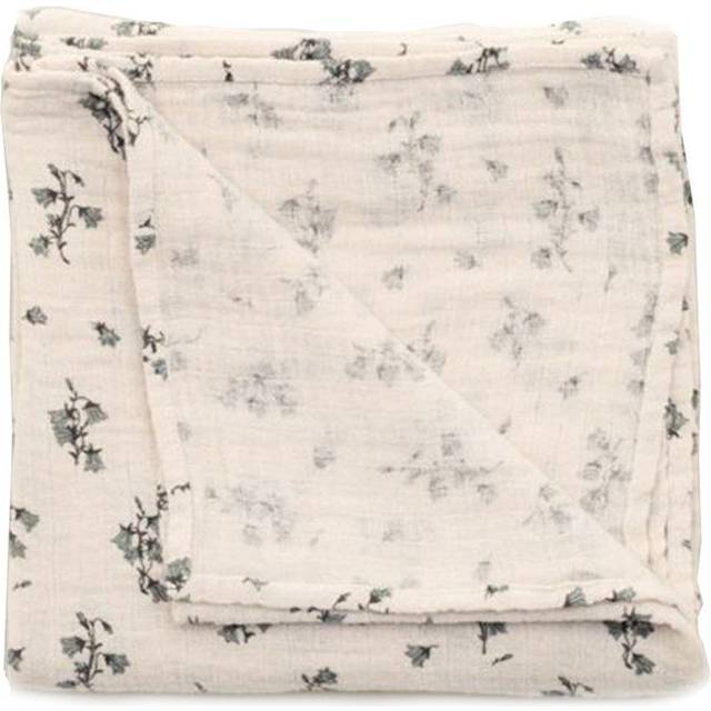 Garbo & Friends - Bluebell Muslin Babyfilt 110x110 Cm - Elfenben