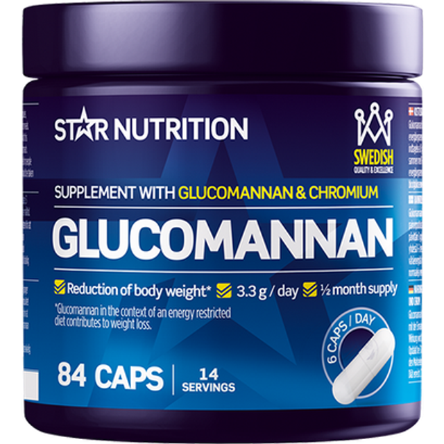 Star Nutrition Glucomannan, 84 caps