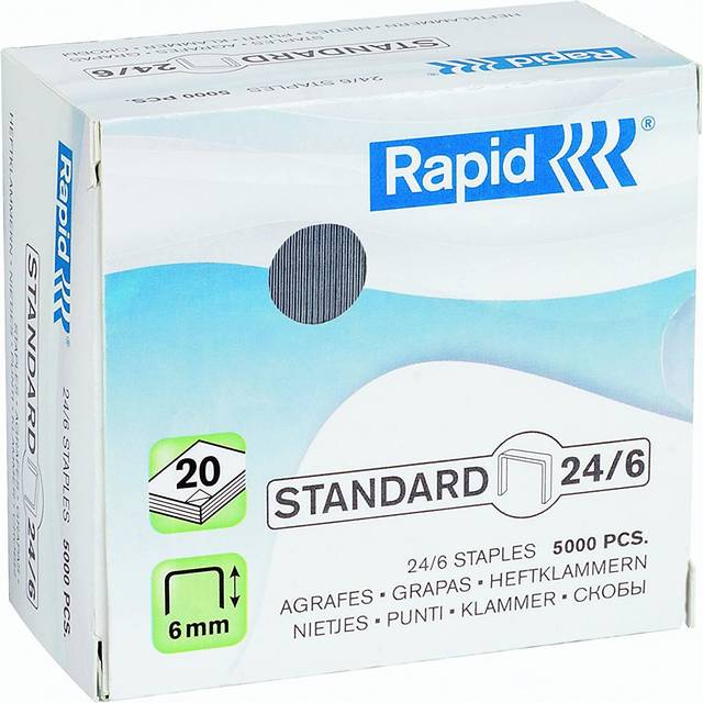 Rapid Staples 24/6 - Pack of 5000