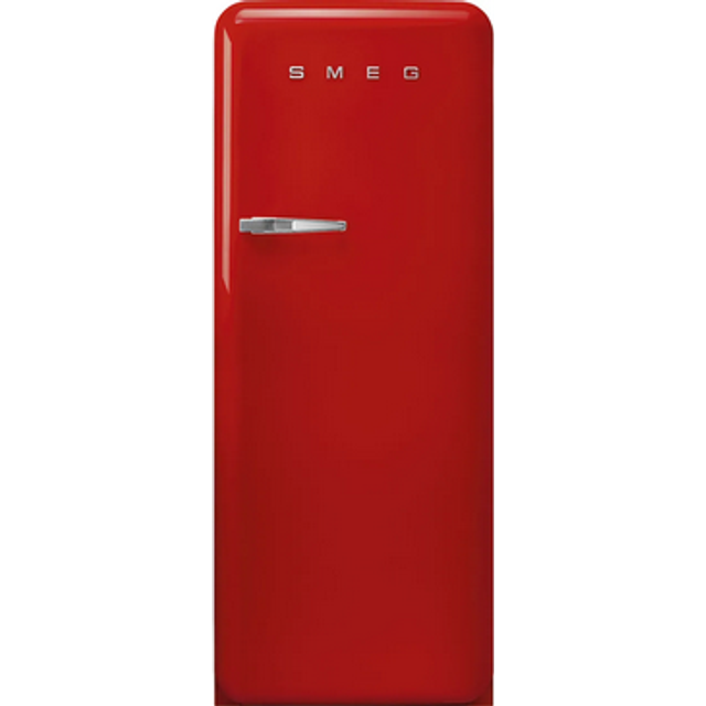 Smeg FAB28RRD5UK 60cm 50s Style Right Hand Hinge Fridge with Icebox - Red